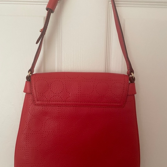 NWOT Kate Spade Small Perforated Red Leather Hobo Bag - Picture 4 of 6